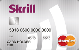 Skrill预付MasterCard