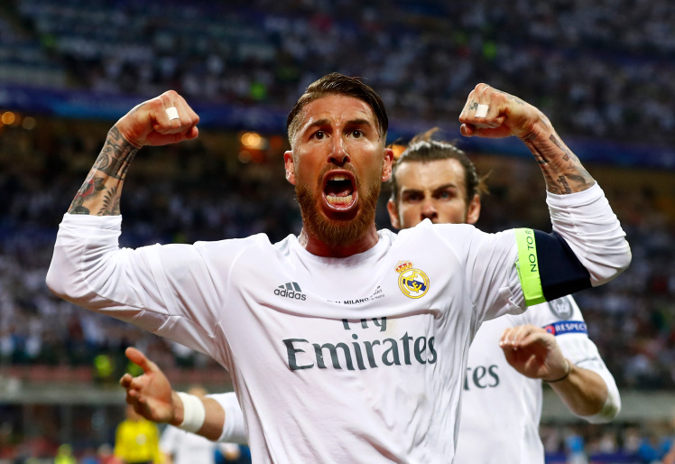 Pesepak Bola Real Madrid Sergio Ramos