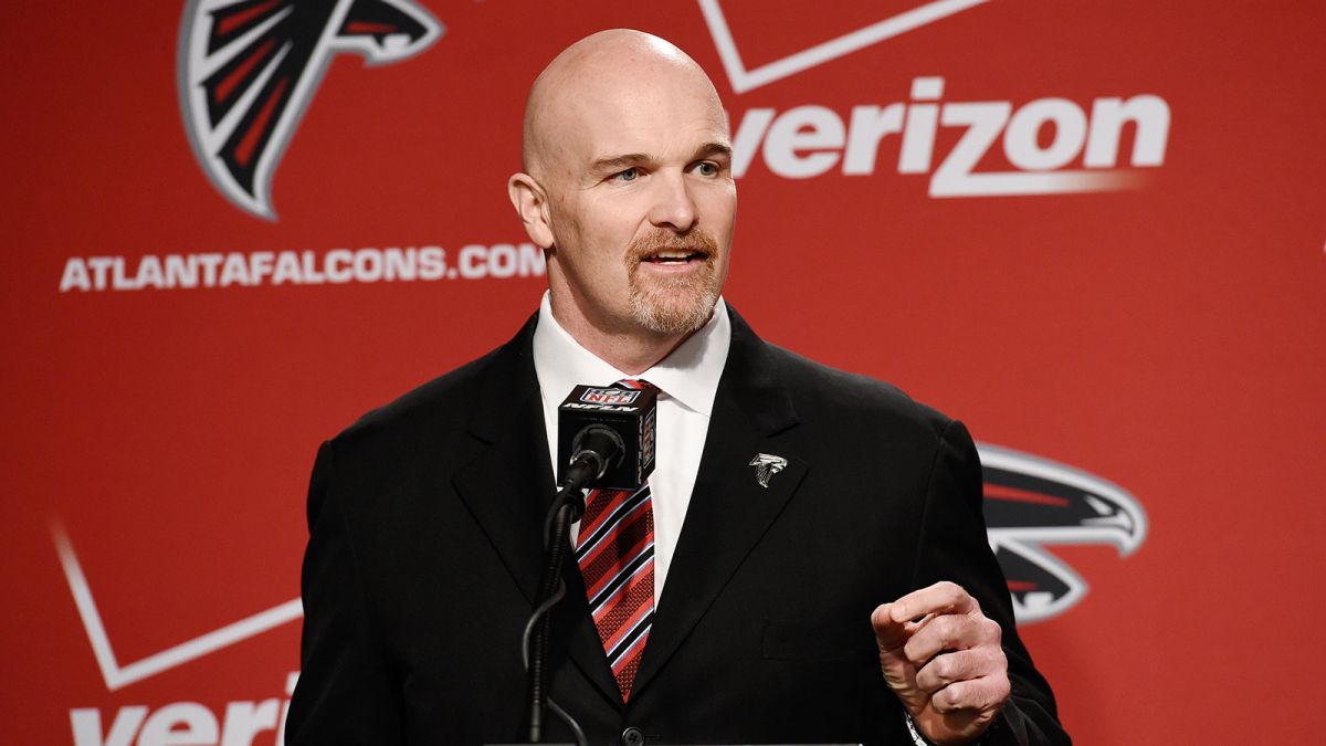 Dan Quinn, entrenador de los Atlanta Falcons