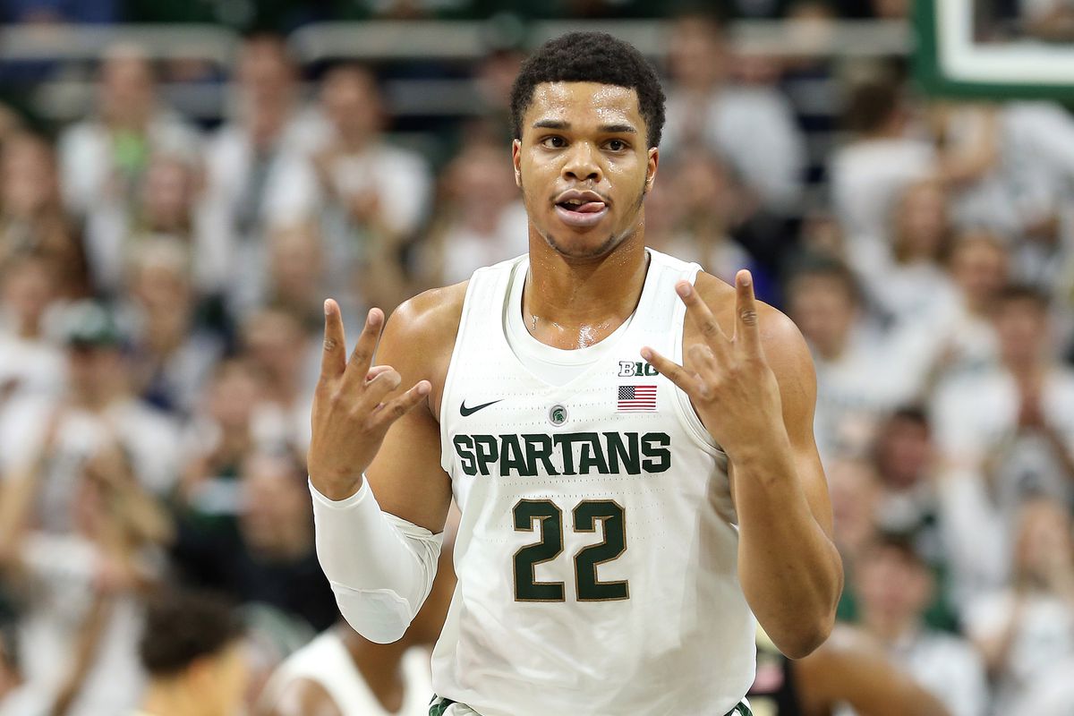 Pemain Michigan State Spartans Mike Bridges