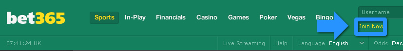 bet365 Join Now