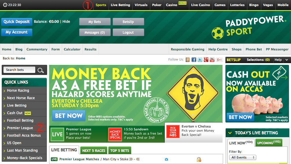 Paddy`s betting betting offers this weekend