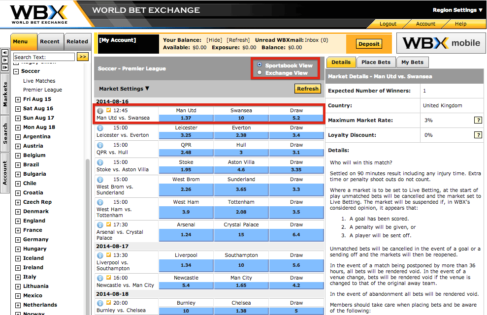 BetXchange Log on Sign in Online Software obtain Keith ho