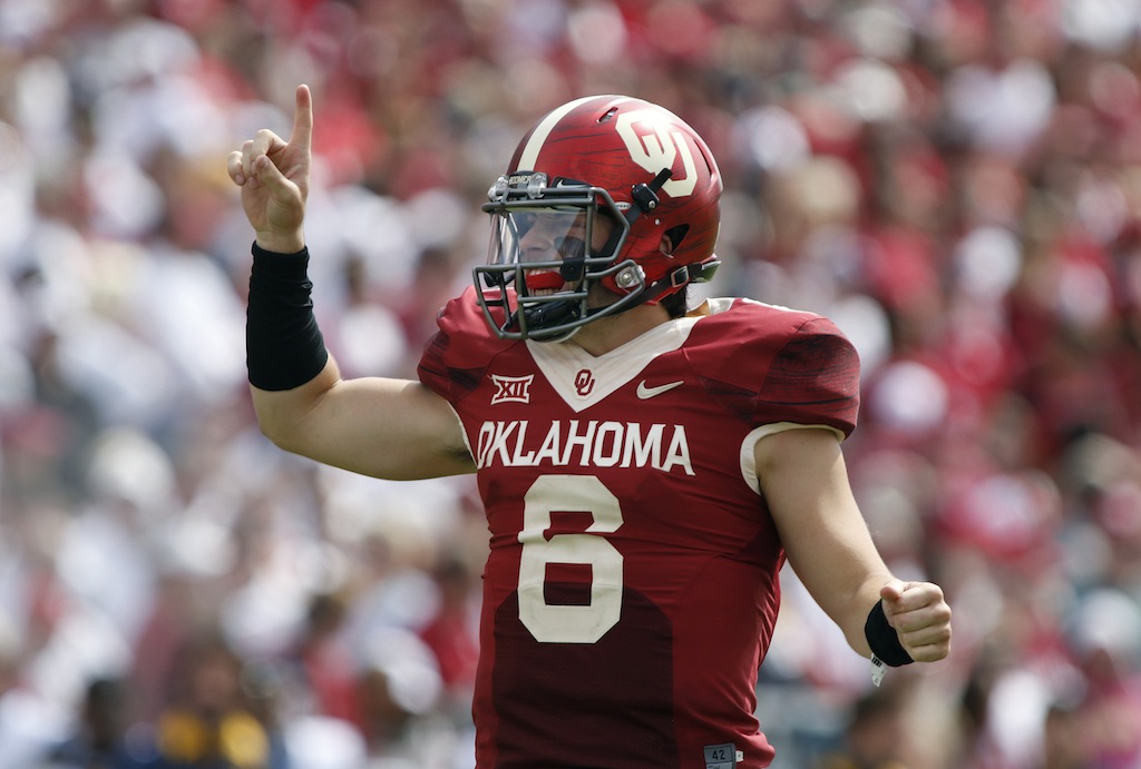 Oklahoma University Quarterback - Baker Mayfield