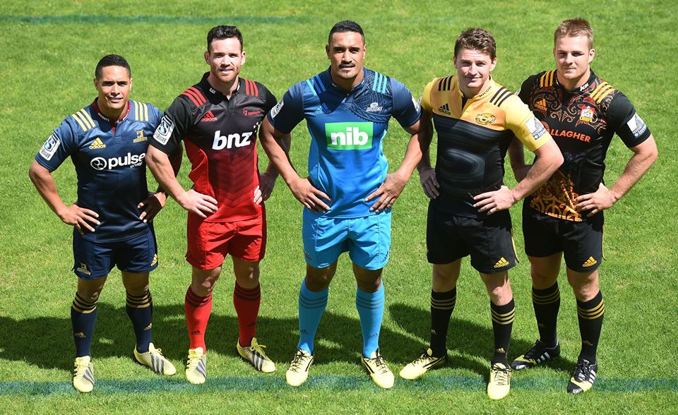 2016 New Zealand Super Rugby Teams
