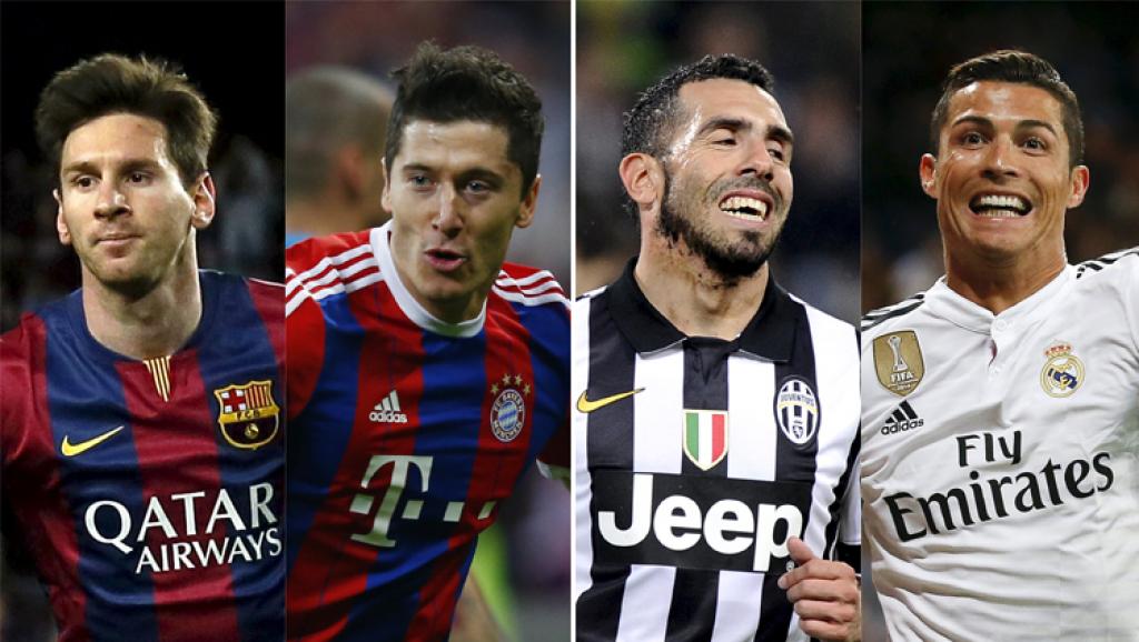 Real Madrid, Barcelona, Juventus, and Bayern Munich