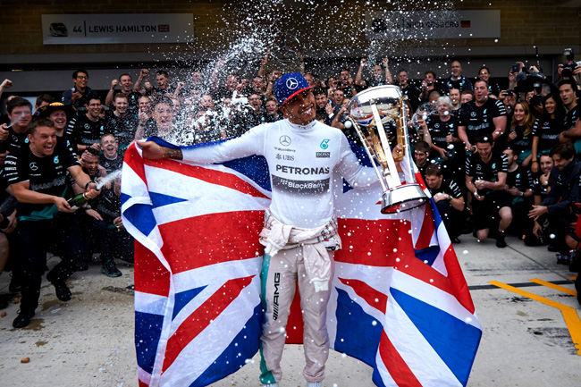 2015 Formula 1 Drivers Champion - Lewis Hamilton