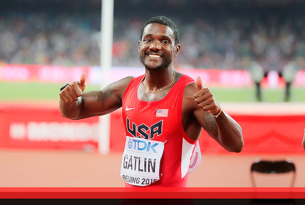 American Sprinter Justin Gatlin
