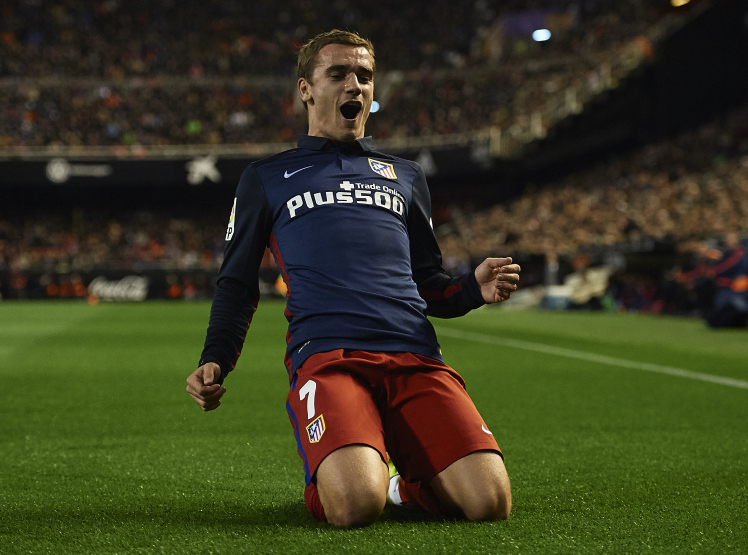 Atletico Madrid Football Player Antoine Griezmann