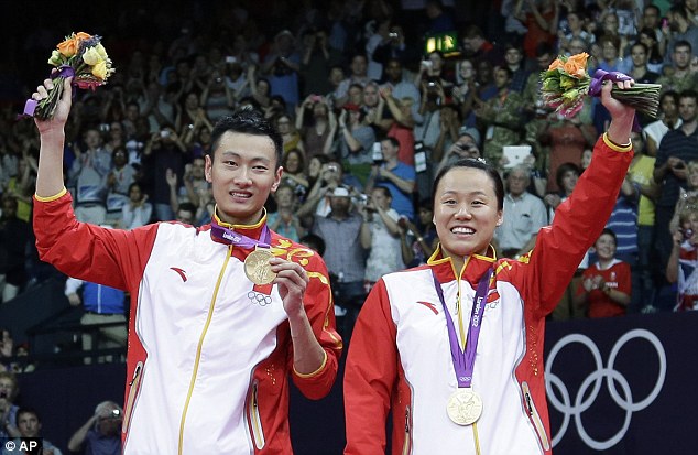 Chinese Mixed Doubles Team Zhang Nan & Zhao Yunlei