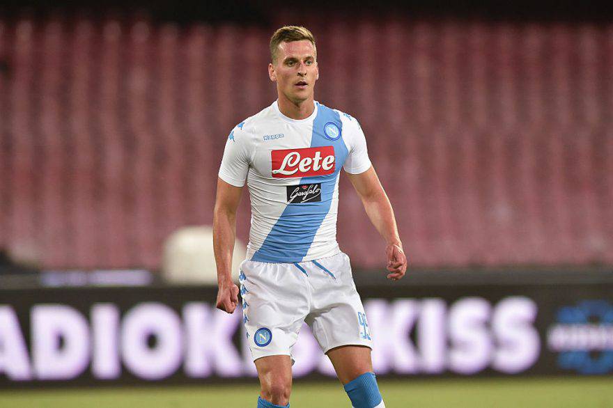 SSC Napoli Football Player Arkadiusz Milik