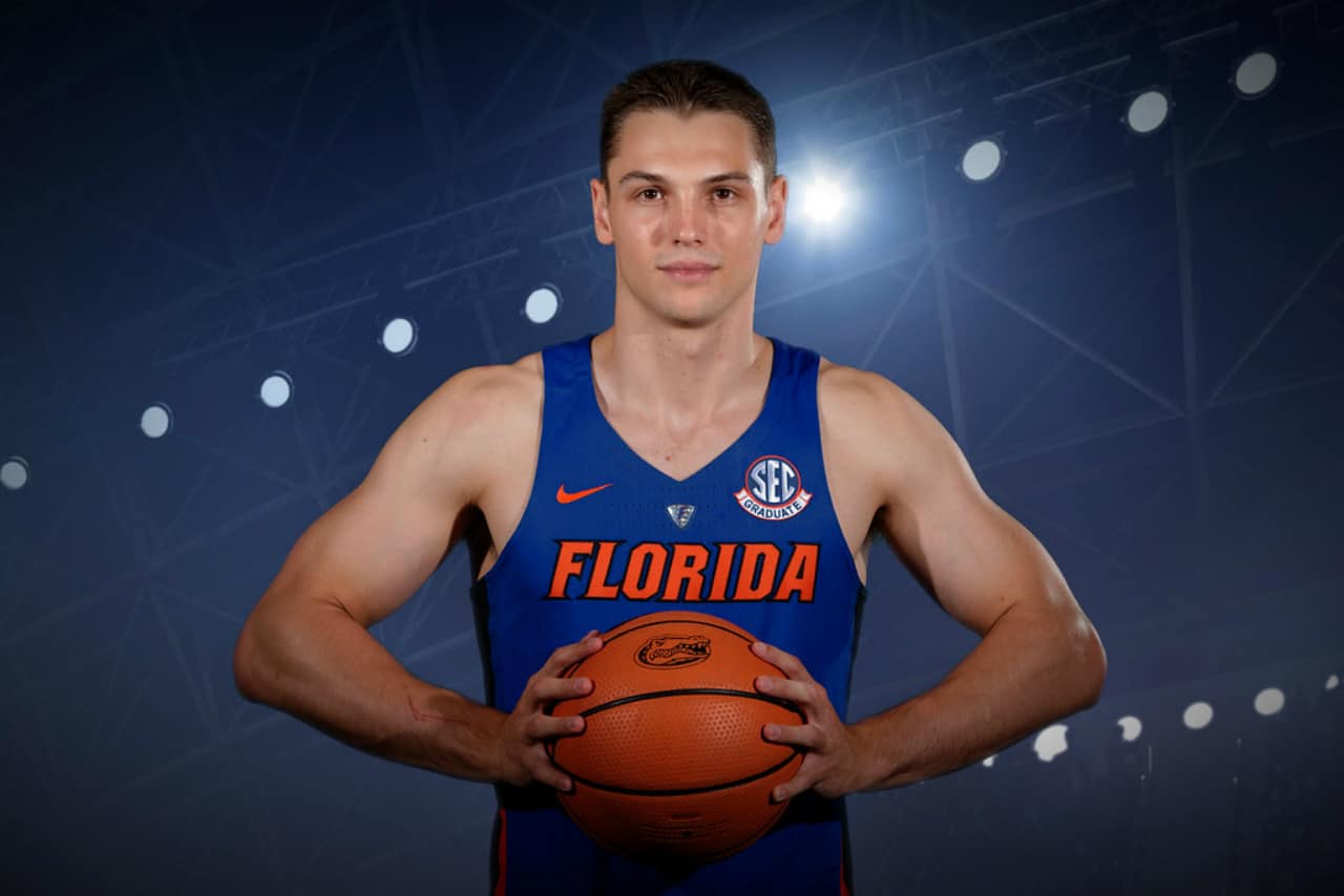 Florida Gators Player Egor Koulechov