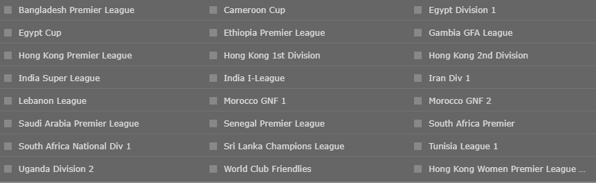 bet365 Soccer Leagues