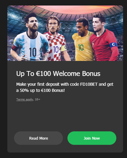 Welcome Bonus Promotion