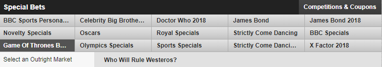 Betfair Specials