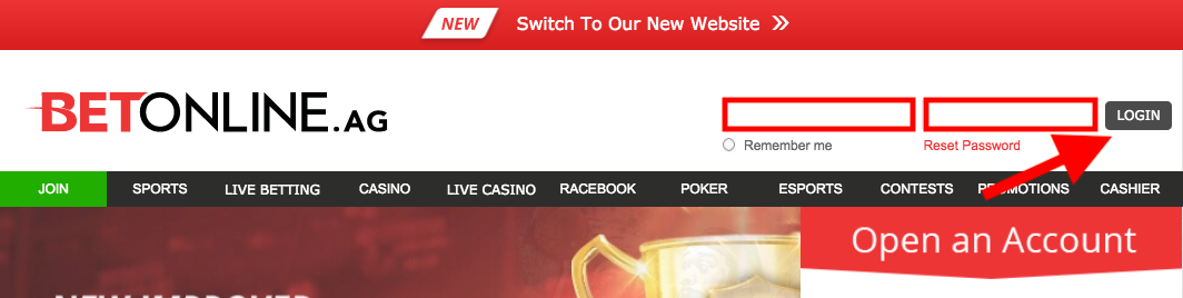 Betonline Casino Login