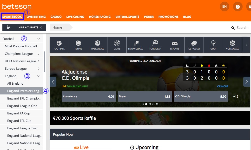 Betsson English Premier League