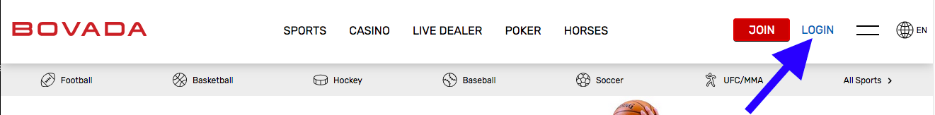 Bovada Login