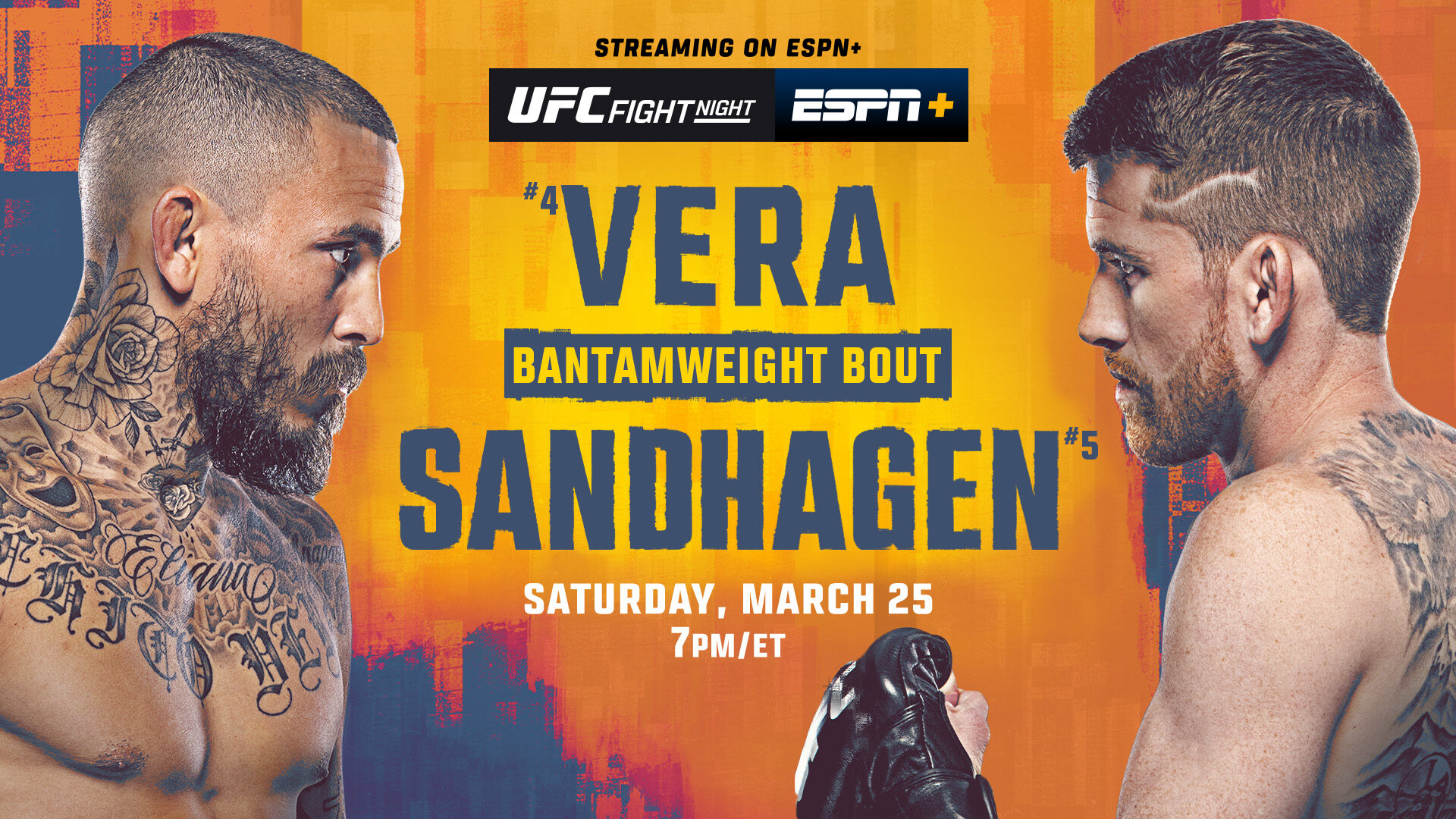 UFC Fight Night Vera vs Sandhagen