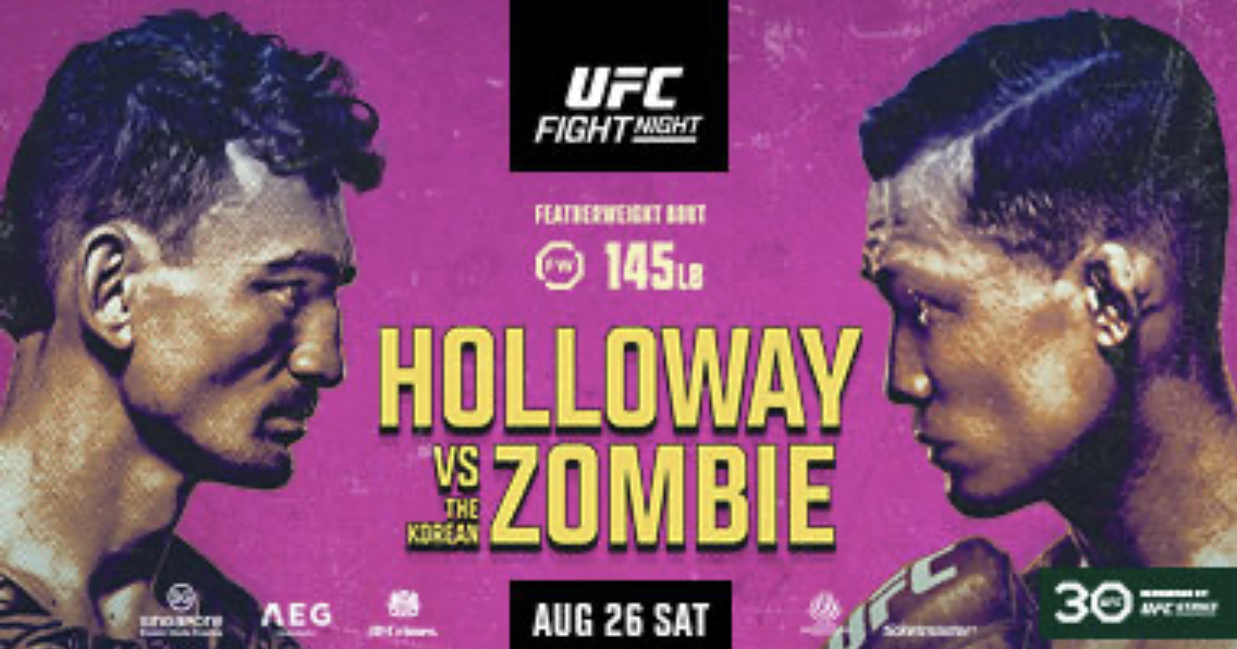 UFC Fight Night: Holloway vs. The Korean Zombie