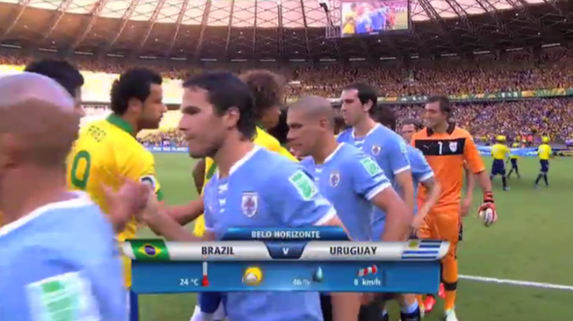 2013 コンフェデ杯 ブラジル対ウルグアイ