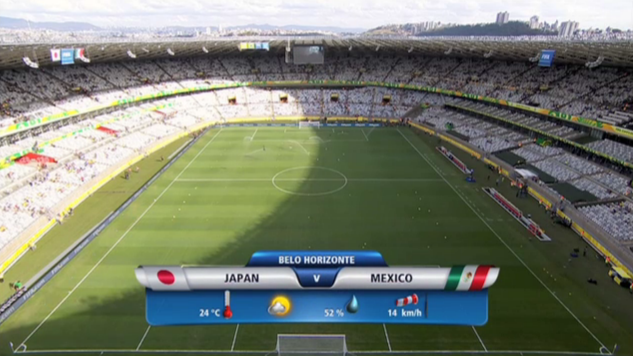 2013 コンフェデ杯 日本対メキシコ