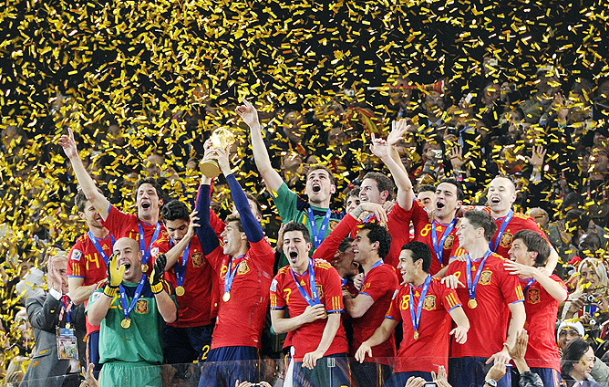 南アW杯スペイン優勝写真