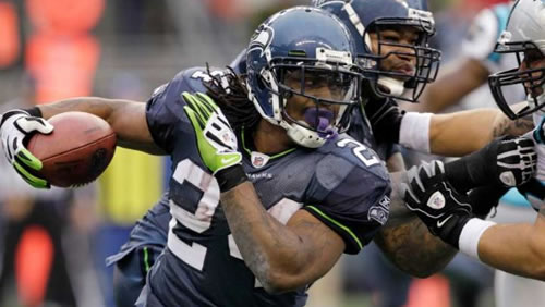 Seattle Seahawks RB Marshawn Lynch