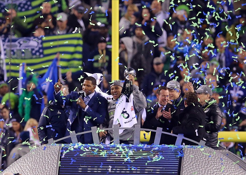 Seattle Seahawks Super Bowl Win Celebration
