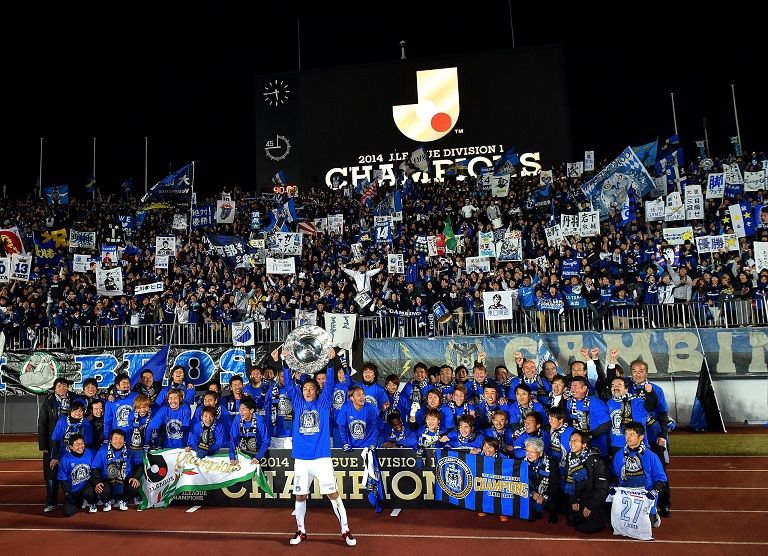 2014年ガンバ大阪Jリーグ優勝写真
